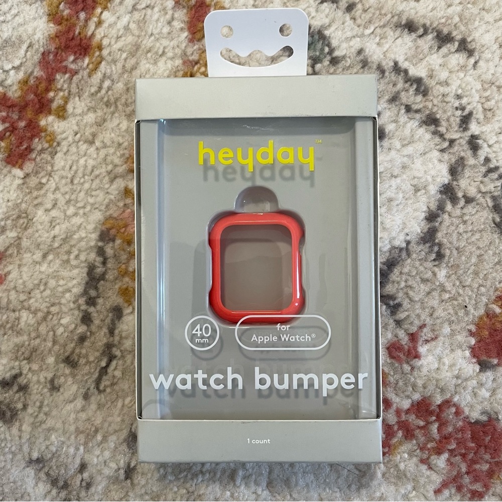 New Heyday Red/Pink Watch Bumper Smartwatch Case for Apple Watch 40mm
